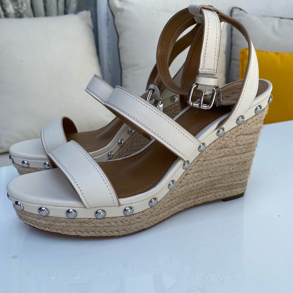 Coach platform espadrilles